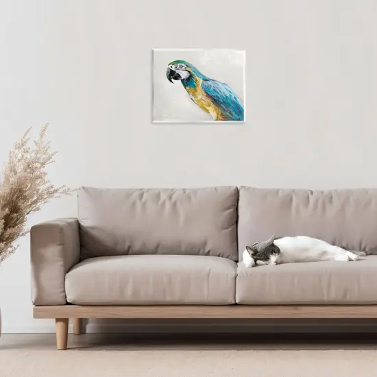 Stupell Industries Polly Parrot Portrait Wall Plaque, design by Jacob Q {2}