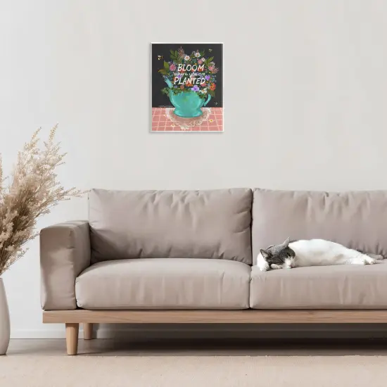 Stupell Industries Bloom Where Planted Bouquet Wall Plaque, design by Glad You're Here Co. {2}