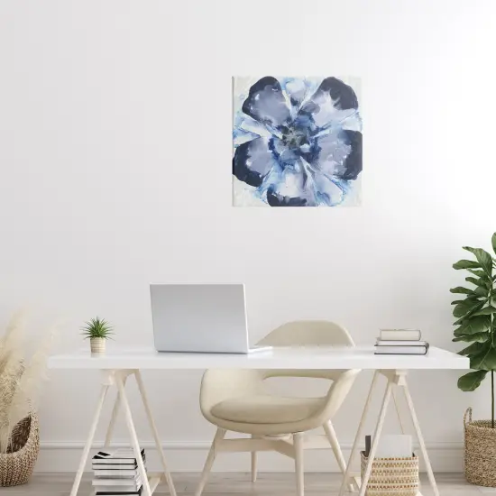 Stupell Industries Blue Glass Bloom Canvas, design by June Erica Vess {2}