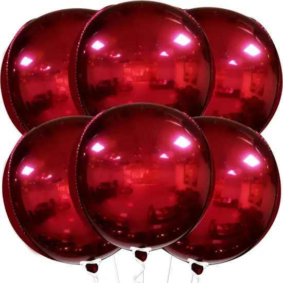 Huge Metallic Red Balloons - 22 Inch(red) {1}