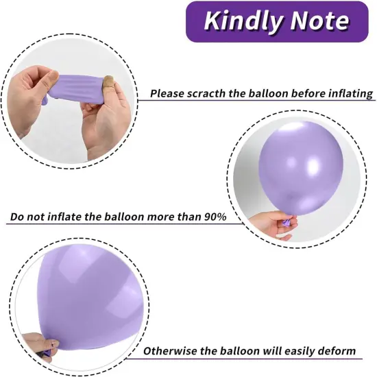 35PC Metallic Purple Pink Red Balloons Decoration - 12 Inch {3}