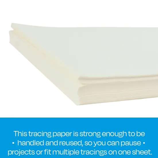 Sax Sketch and Trace Paper, 18 lbs, 18 x 24 Inches, White, 500 Sheets {7}