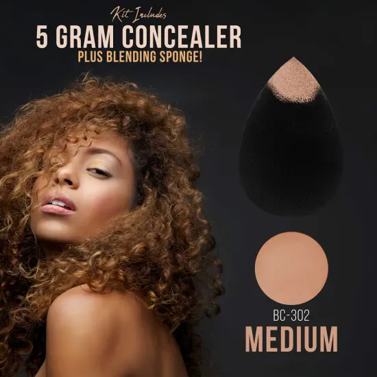 Belloccio Professional Beauty Deluxe Airbrush Cosmetic Makeup System with 4 Medium Shades of Foundation in 1/2 oz Bottles {5}