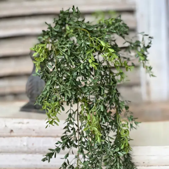 Faux Boxwood Hanging Bush, Set of 2 - Christmas Holiday D&eacute;cor - Holiday Tree {2}