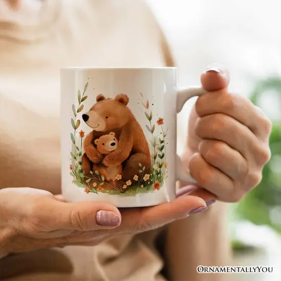 Mom and Baby Bear Mug, Mother's Day Gift {2}