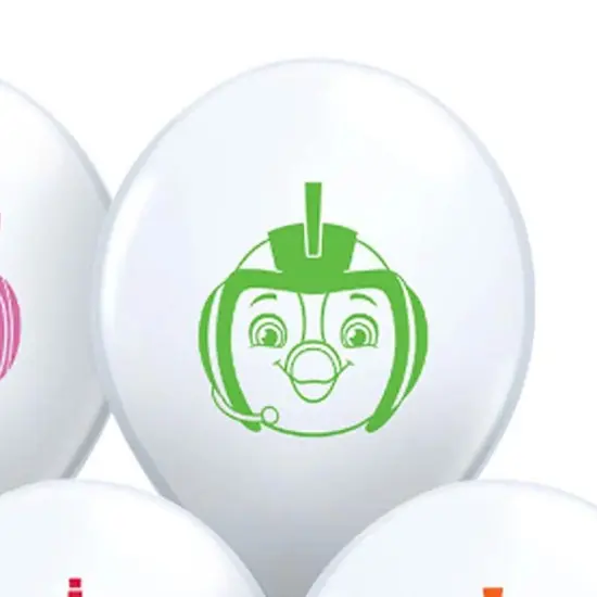 Top Wing Faces Assortment 5 Inch Latex Balloons {6}