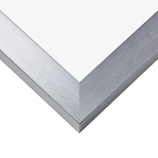 15x21 Picture Frame, Modern Aesthetics 150 1.5 Inch Polystyrene Moulding, Wall Display Frame for Art, Posters, or Photos by wallsthatspeak Silver {3}