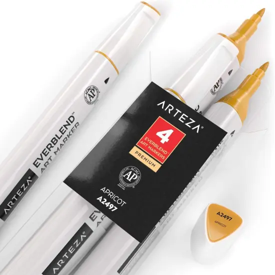 Art Markers Apricot A2497 (Set of 4) - Alcohol Based {3}