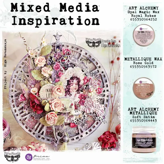 Finnabair Art Alchemy Opal Magic Wax .68 Fluid Ounce {3}