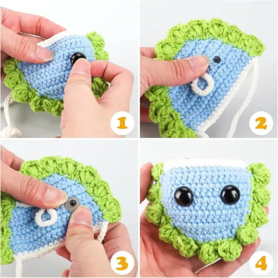 16~30 mm Large Black Safety Eyes for Amigurumi Crochet Crafts {3}