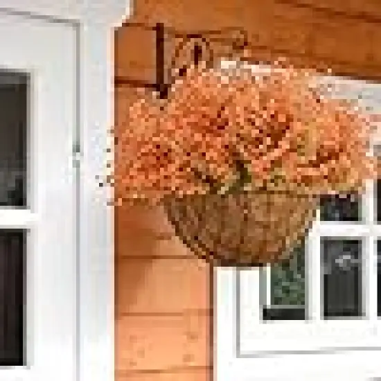 Flowers Fake Eucalyptus Flower Outdoor UV Resistant Fall Plants {5}