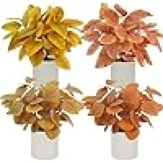 Artificial Potted Fall Eucalyptus Plants Small Fall Greenery Plants {1}