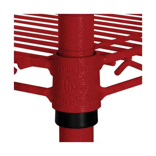Seville Classics UltraDurable 6-Tier NSF Steel Shelving with Shelf Liners, 48" W x 18" D x 75.5" H Red {10}