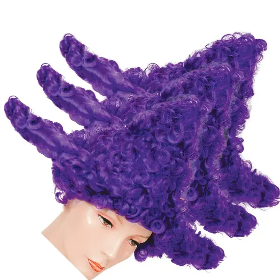 Star Clown Wig Fun & Colorful Costume Accessory {2}