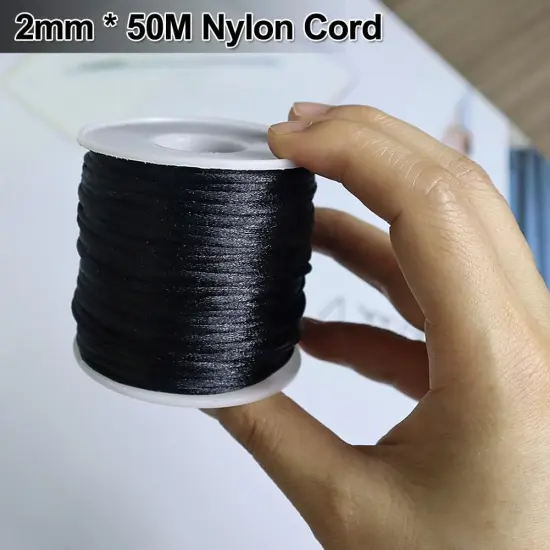 2mm Nylon Cord for Bracelets,Necklace,Jewellry Making Craft String Kit {3}