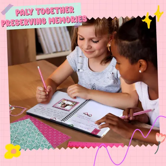 Pink DIY Journal Kit for Girls {4}