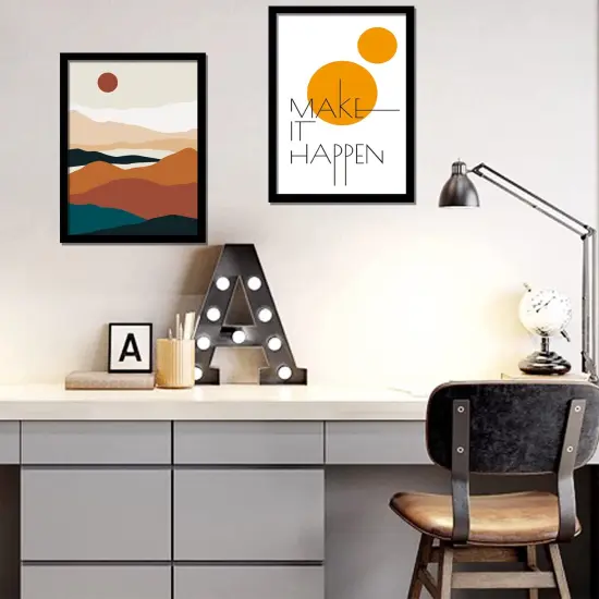 Black 8.5x11 Picture Frame Set of 3, High Transparent Frame for 8.5 By 11 Photo Collage Canvas Poster Size Wall Mount and Tabletop Horizontally Vertically (Black, 8.5 x 11 inches) {5}