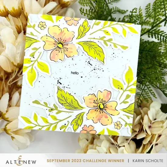 Dynamic Duo: Painted Floral Swag & Add-on Die Bundle {6}
