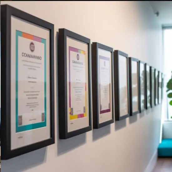 Framenow,8.5x11 Picture Frames Set of 3, Made of Real High Definition Glass and Solid Frame to Display Certificate or Pictures 8.5x11,To Wall and Tabletop Mounting, black. (8.5x11'') {2}