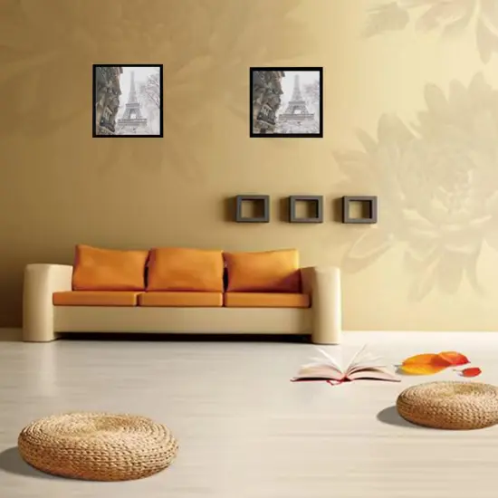 8x8 Picture Frame Black Set of 6, Display Pictures 8x8 Without Mat, Tabletop or Wall Mounting Photo Frame {2}