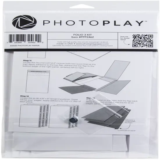 PhotoPlay Folio 3-4.5"X8.5" White {3}