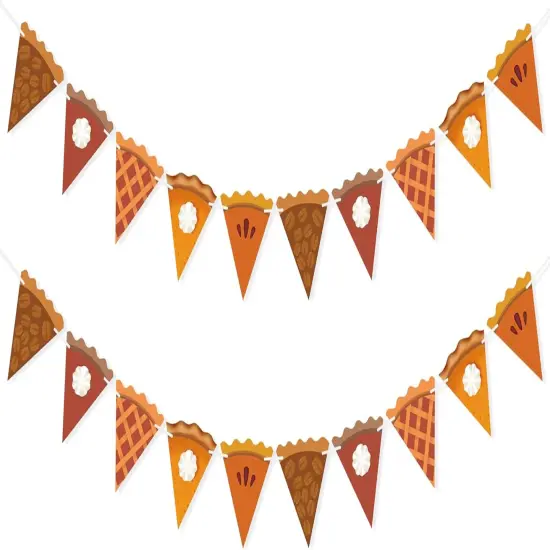 Pumpkin Pie Banner Thanksgiving Decorations {1}