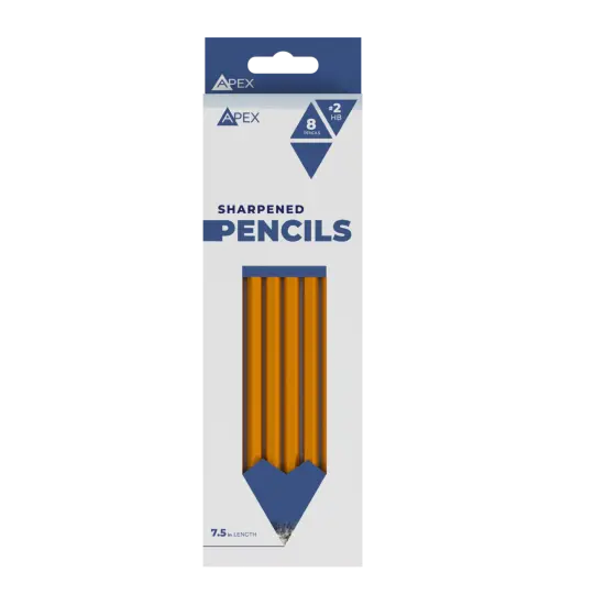 #2 Pencils Yellow Pre-Sharpened &ndash; 8 Count &ndash; 96 Packs {1}