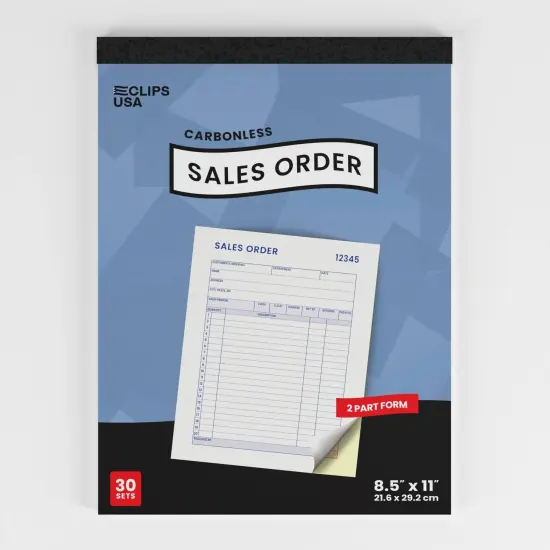 8.5"x11.5" Carbonless Sales Order Receipt Books &ndash; 60 Books {2}