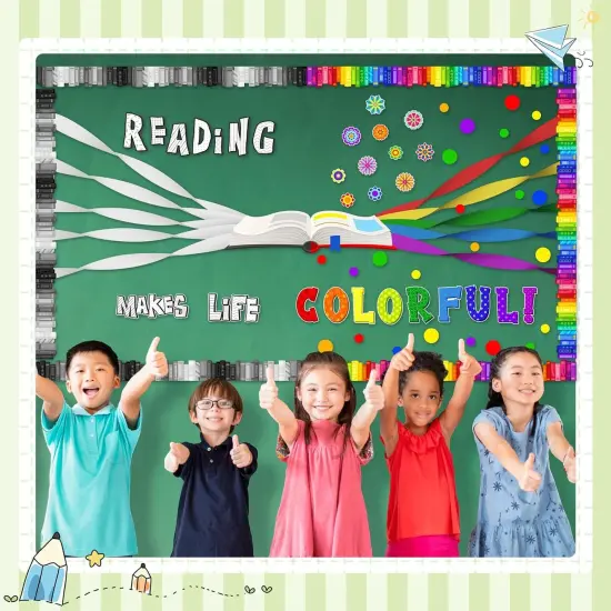 77 Pcs Reading Bulletin Board Decorations {3}