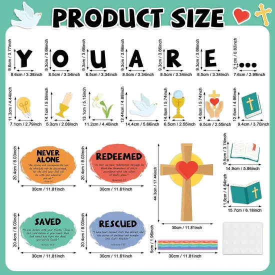 Classroom Christian Jesus Bulletin Board Decoration Set {2}