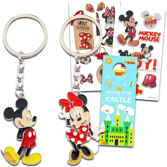 Mickey and Minnie Mouse Keychain Set {1}