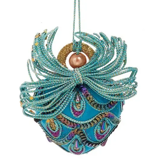 Peacock Fairy Ornament - {1}