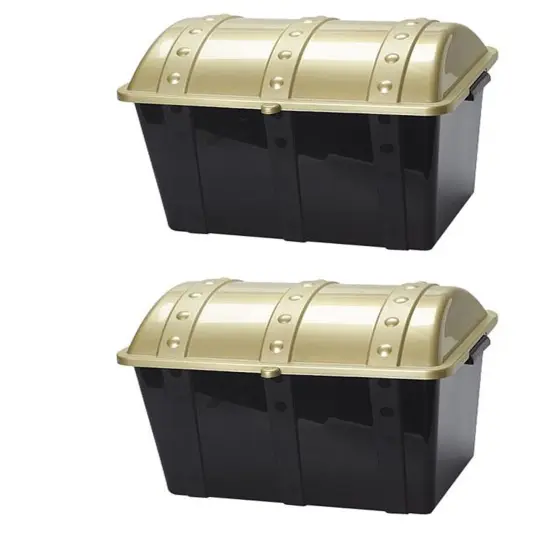 Plastic Treasure Chest Include 1 Units {2}