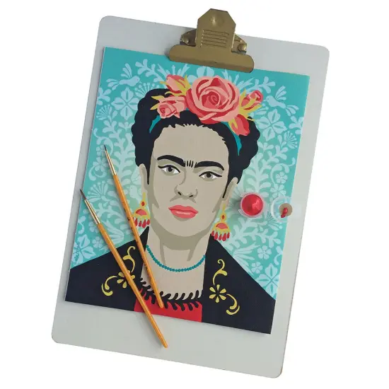 Frida with Flowers | 8x10 paint-by-number kit {3}
