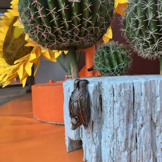 Halloween Bat Statue - Garden Gnomes Sculpture {2}