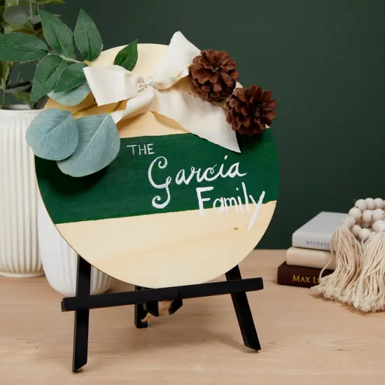 10 Inch Wooden Circles for Crafts, Unfinished Rounds for Wood Burning, DIY Signs, Painting, Decorations (10 Pack) Brown {3}