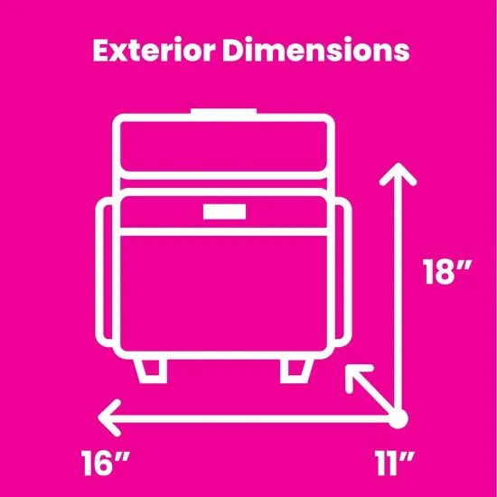 Collapsible Rolling Scrapbook & Featherweight Case, Grey Stripes {5}