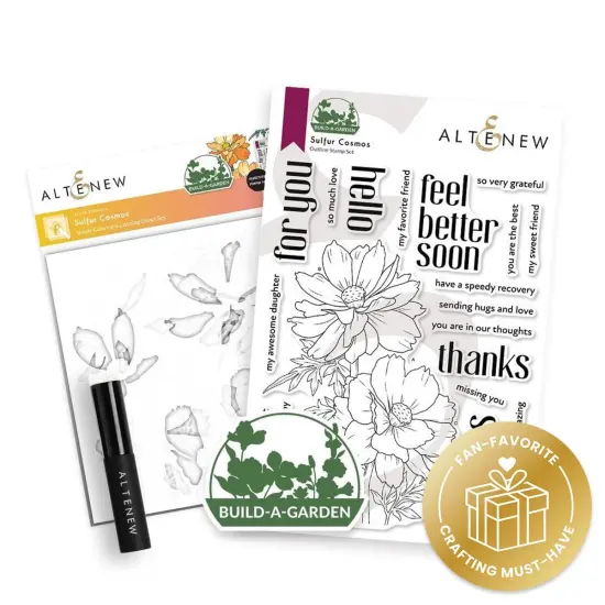 Build-A-Garden: Sulfur Cosmos {1}