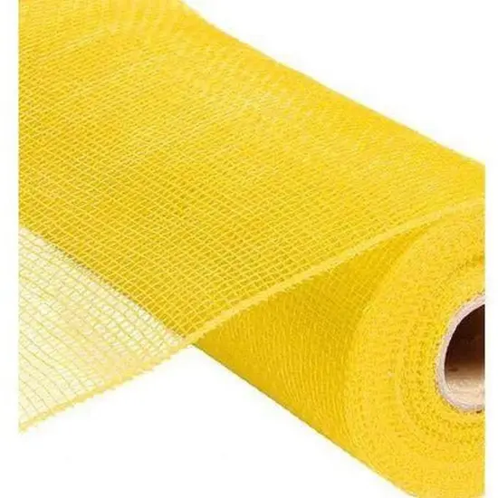 10" Yellow Poly Deco Mesh Ribbon (10 Yards) {3}