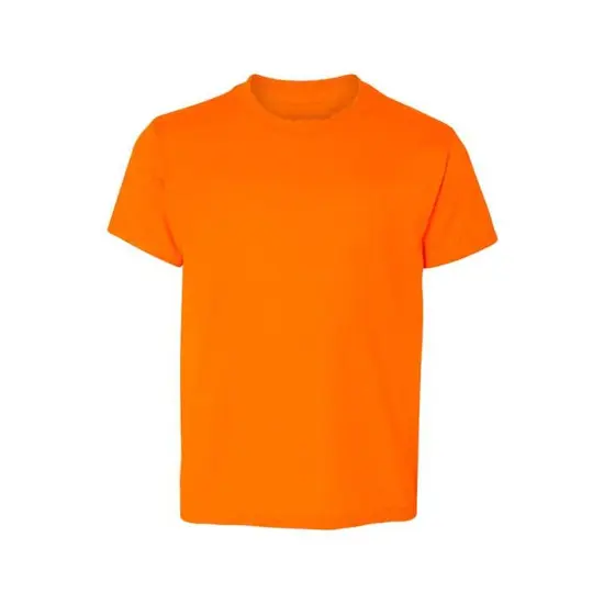 DryBlend Short Sleeve Crewneck T-Shirt Orange {5}