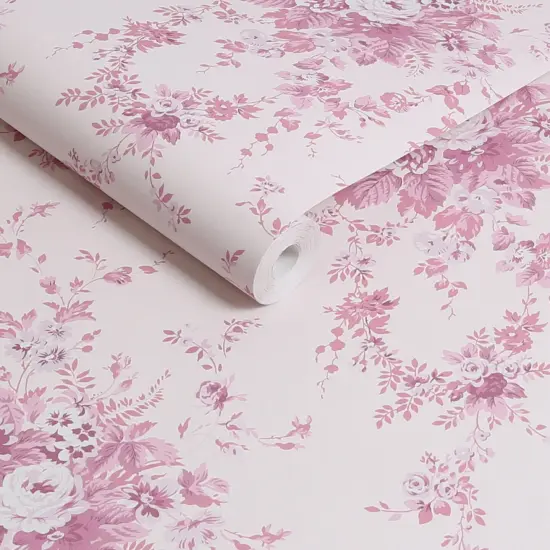 Rachel Ashwell Garden Floral Pink Wallpaper {3}