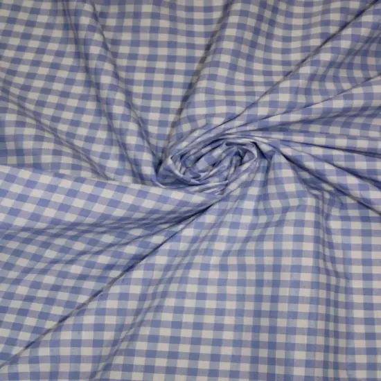 1 Yard Coppen 1/8&Prime; Gingham Checkered Poly Cotton Fabric Woven Non-Stretch 58/59 Inch Wide {1}