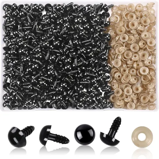 600 PCS - afety Eyes with Washers Crochet Eyes for DIY {1}