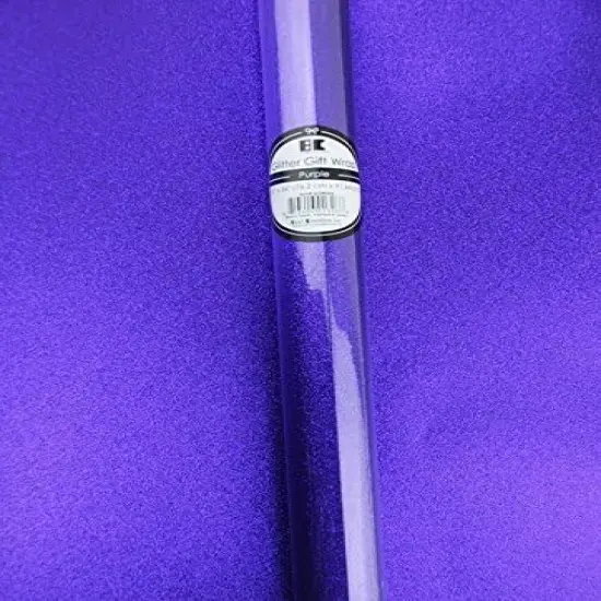 Best Creation Glitter Gift Wrap, 30 x 36-Inch Purple 2 ROLLS {5}