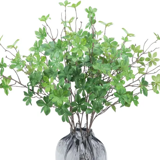 6PCS Artificial Greenery Stems 28" Faux Twigs Branches for Vase with Fake Plants Silk Leaves Indoor Spring Summer Foliage for Home Table Centerpieces Kitchen Room Decorations {1}