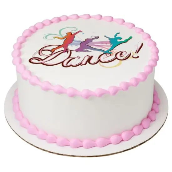 Dance Ballet PhotoCake&reg; Edible Cake Topper Icing Image for 8 inch round cake or larger {1}