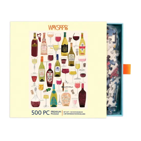 Wine Tasting 500 Piece Puzzle {4}