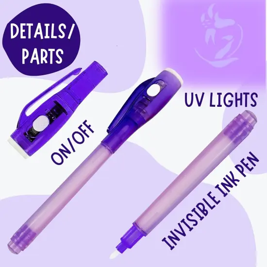 4E's Novelty Fun Pens for Kids &ndash; 12 Magic Pen UV Light Pen, Notebooks & Goodie Bags &ndash; Goodie Bags Stuffers for Kids 8-12! {5}