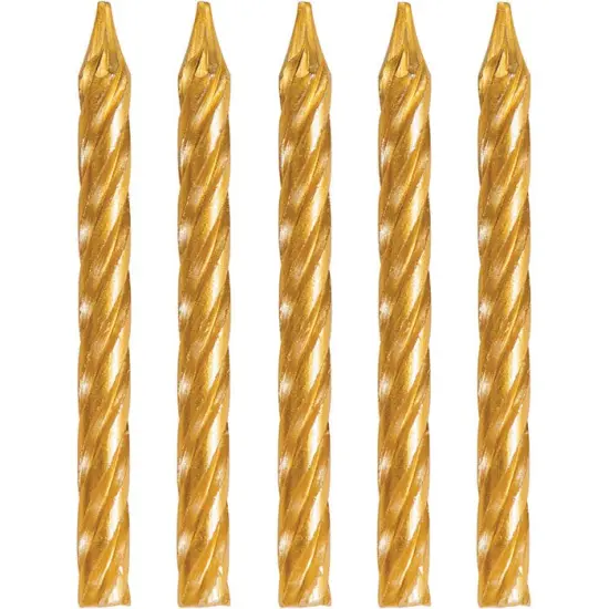 288 pc Bulk Gold Birthday Candles {1}