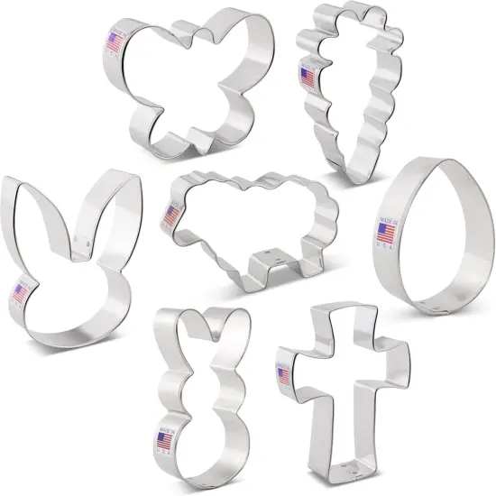 Easter Cookie Cutters 7-Pc Set Made in USA {1}